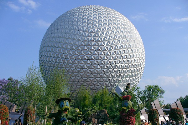 Spaceship Earth geosphere at EPCOT